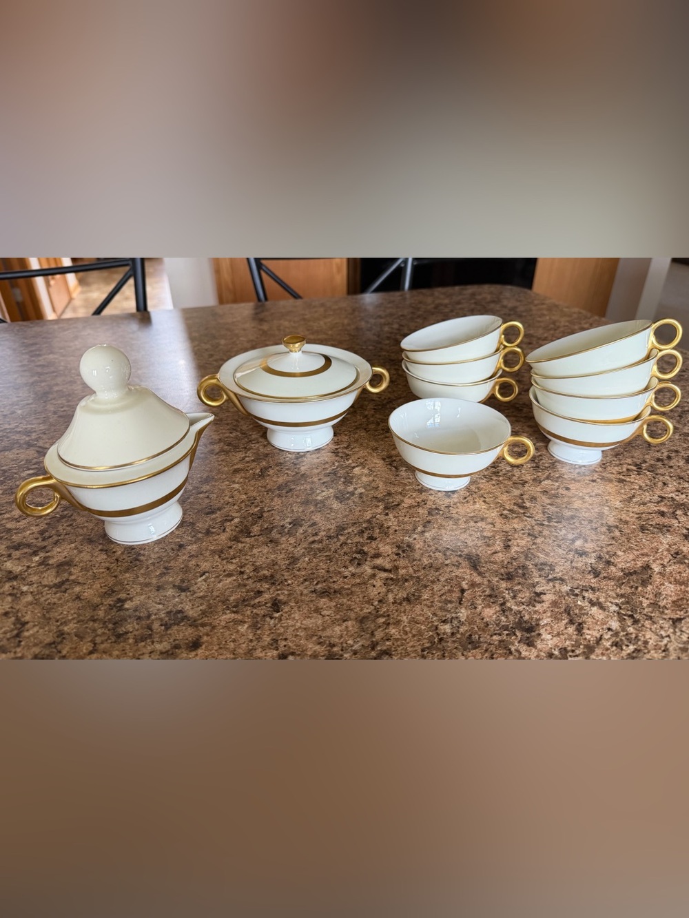 Theodore Haviland Gotham New York Porcelain coffee set